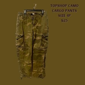 Topshop Camouflage Pants